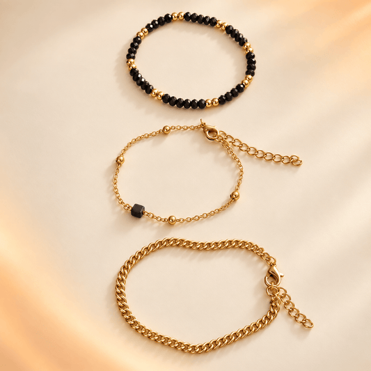 Midnight Glow 3-Piece Bracelet Set